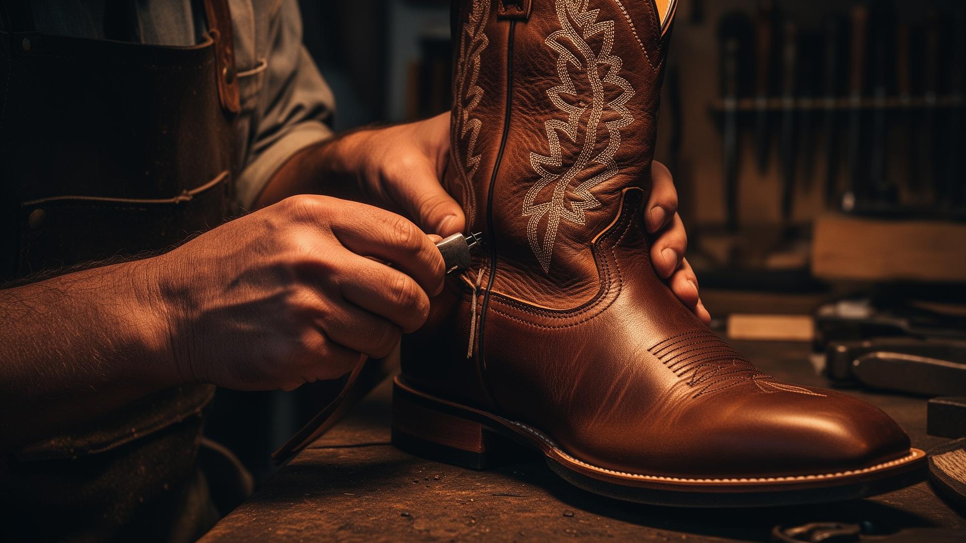 Goodyear welt boot craftsmanship